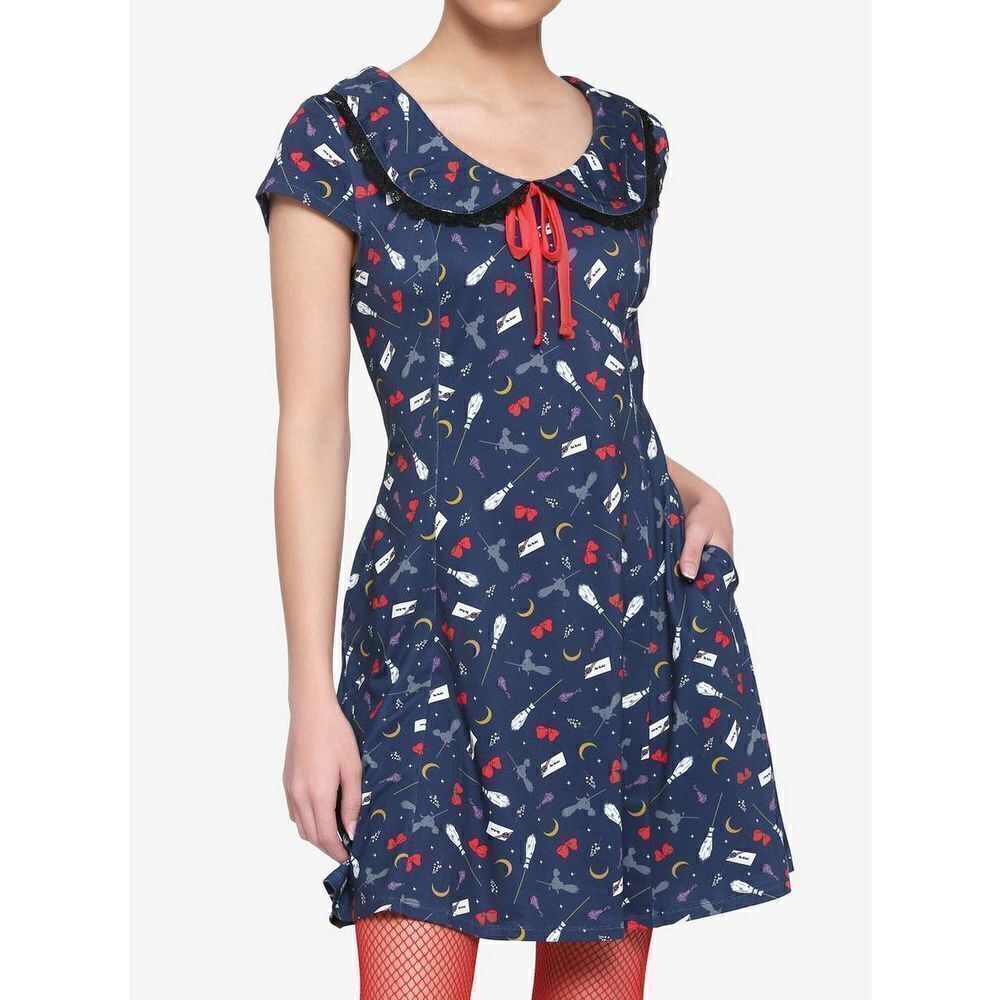Her Universe Studio Ghibli Navy, White, and Red Kiki’s Delivery Service Dress